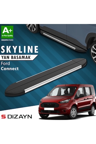 S-dizayn Ford Connect 3 Skyline Krom Yan Basamak 193 Cm 2023 Üzeri A+ Kalite