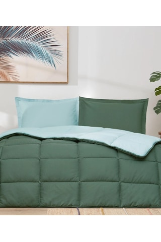 Özdilek %100pamuk Çift Kişilik Yatak Seti-colourist Zümrüt Yeşili Zümrüt Yeşili