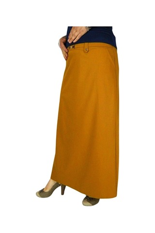 Kadın Kumaş Uzun Etek Erm110