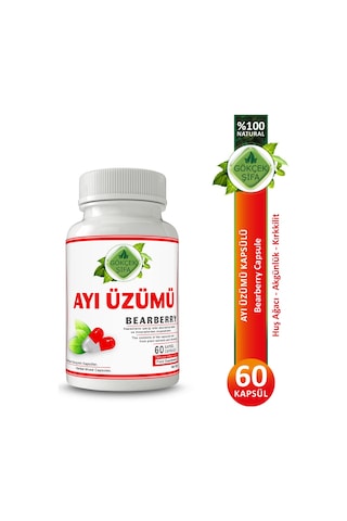 Gökçek Şifa Ayı Üzümü (Bearberry Capsule) 60 Kapsül