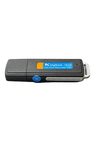 Kingboss Sensörlü Usb Kesintsiz 16gb Ses Kayıt Cihazı