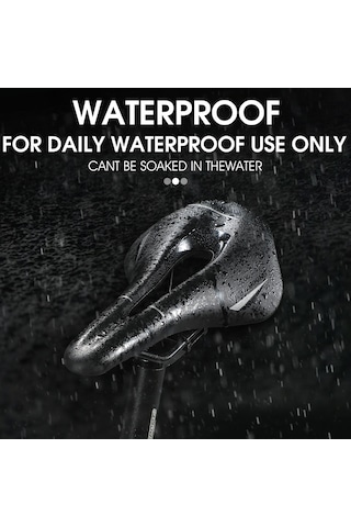 Jeemson West Bıkıng Ergonomik Bisiklet Seli - Yüksek Esneklikli, Havalandırmalı Yol Bisikleti Jantı - Kırmızı-siyah 250x145mm Çok Renkli