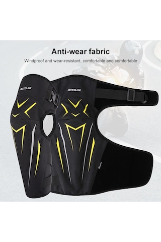 Sones Motolsg 2 İn 1 Motosiklet Bisiklet Sürme Sıcak Polar Yumuşak Koruyucu Dişli Diz Pedleri Kırmızı - Siyah