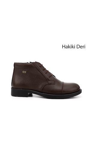 Gönderi(R) Gönderi R Erkek Kahve Floter Fermuarlı Hakiki Deri Klasik Bot Dkmb75401223