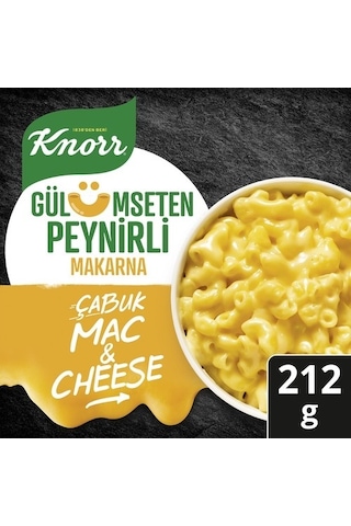 Knorr Çabuk Mac and Cheese Peynirli Makarna 212 G