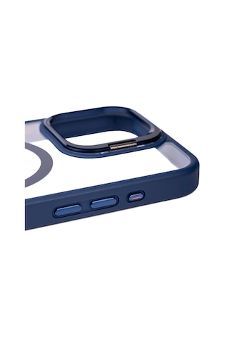 Apple Uyumlu iPhone 15 Pro Max Kılıf Case, Lens Koruyuculu Mıknatıslı Magsafe Wireless Şarj Destekli Kapak