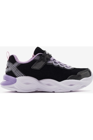 Skechers Twisty Glow Büyük Kız Çocuk Siyah Spor Ayakkabı 303717l Bkmt Siyah