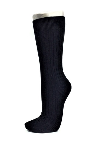 6 Çift ''Core Spun'' Konforu, Natürel Elastan Konforu(40-44)(6Ç) Siyah