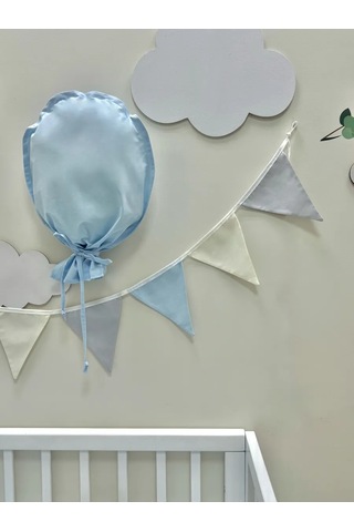 Mamibro Kumaş Bayraklı Işık Zinciri 399385779 Çok Renkli