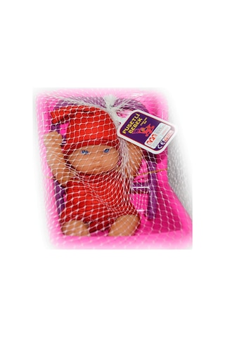 Oyuncak Çekçekli Puset Ve Bebek 25 Cm Puset, 20 Cm Bebek, Renkli Kıyafetli Mini Bebek Seti