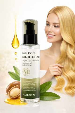 Markazen Argan Keratin Saç Bakım Serumu 100 ML