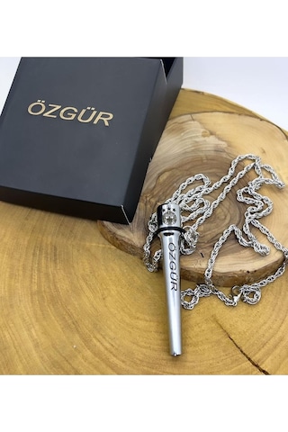 Nargile Sipsi Zincirli Gümüş Ottoman Modeli