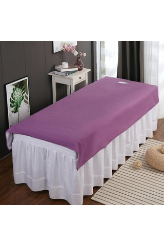 Suntek Profesyonel Su Geçirmez Masaj Yatağı Masa Örtüsü Mor