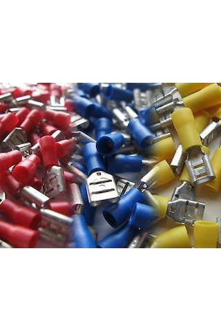 6.3 Mm Maasco Dişi Faston Tip Kablo Ucu Pabuç (10/20 Adet)