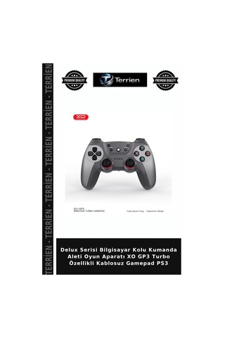 Delux Serisi Bilgisayar Kolu Kumanda Aleti Oyun Aparatı Xo Gp3 Turbo Özellikli Kablosuz Gamepad Ps3