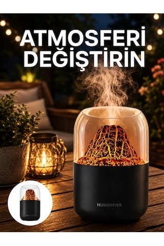 Hepsi Alev Efektli Ultrasonik Difüzör Sessiz Çalışma Yeni Nesil Najmaddin