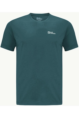 Jack Wolfskin Vonnan S/s T M Erkek T-shirt-28381-koyu Yeşil Koyu Yeşil