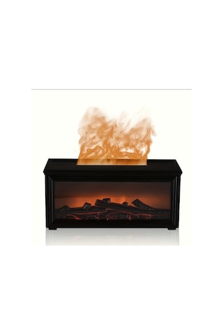 Şömine Efektli Alev Efektli Buhar Makinası Humidifer Çocuk Odası Yatak Odası İçin Dekoratif Soğuk Buhar Makinası