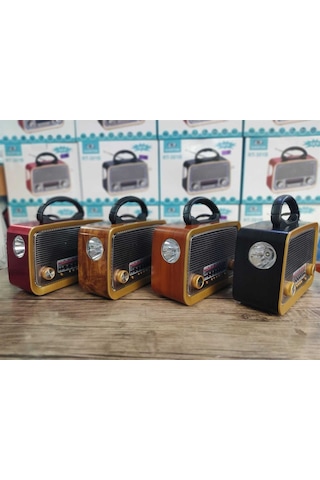 Everton Rt-301B Nostaji Görünümlü Bluetoothlu Radyo + Fener