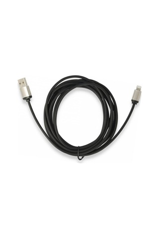 Usb To Lightning 3m Kablo - Siyah Evimdeyokyok