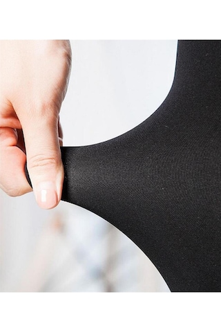 Kompedan Termal İçi Peluş Kışlık Kadın Tayt İçlik Siyah