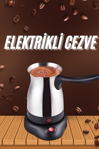 Elektrikli Türk Kahvesi Makinesi Elektrikli Cevze Telveli çok renkli