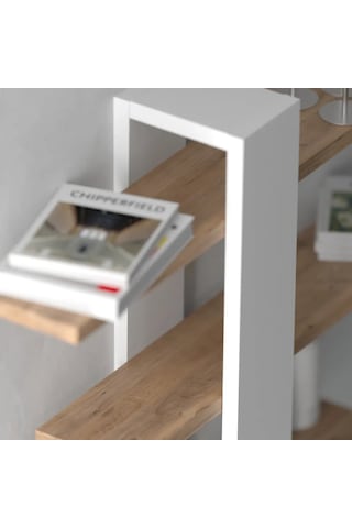 Reyo Falez-104 3 Raflı Dekoratif Duvar Rafı Atlantik Çam