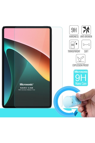 Microsonic Xiaomi Uyumlu Redmi Pad Nano Glass Cam Ekran Koruyucu
