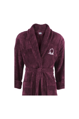 Maisonart Rob Şalyaka Wellsoft Peluş Sabahlık Robdeşambr Bornoz Bordo S/m Bordo