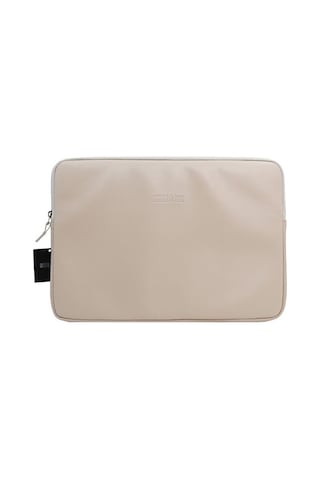 Laptop Kılıfı Suni Deri Iç Ölçüleri: 27x37 Cm Krem Beyaz