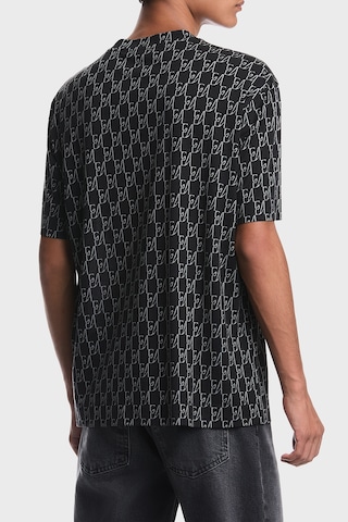 Emporio Armani Tamamı Logolu Bisiklet Yaka T Shirt Erkek T Shirt Em006812 Af10017 Fb562 Lacivert