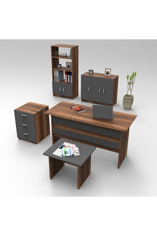 Yurudesign Vario ABCDE Ofis Büro Masa Takımı VO14-BA Barok-Antras