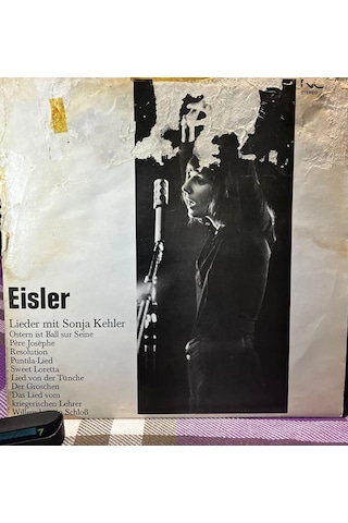 Hanns Eisler - Lieder Mit Sonja Kehler Nova / Veb Deutsche Schallplatten Berlin - Ddr Lp