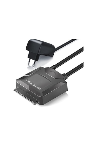 Usb 3.0 Adaptörlü 2.5 İnç-3.5 İnç Sata Harddisk Bağlantı Kablosu