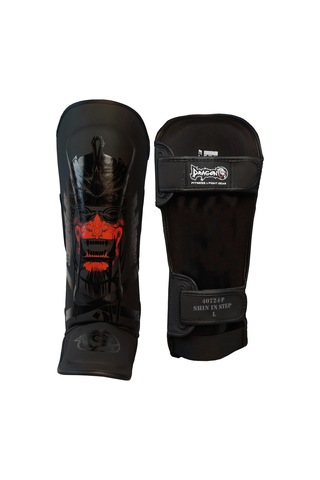 Dragondo 40724-p Yakuza Kaval Ayak Koruyucu Kick Boks Kaval Koruyucu Siyah