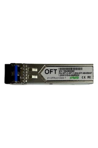 Oft 1.25g Sfp Mm 550m Fiber Optik Alıcı-verici Modülü