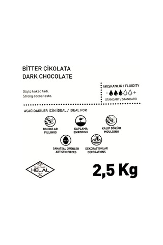 Callebaut Bitter Kuv.blok Chocovic 1 2,5 Kg