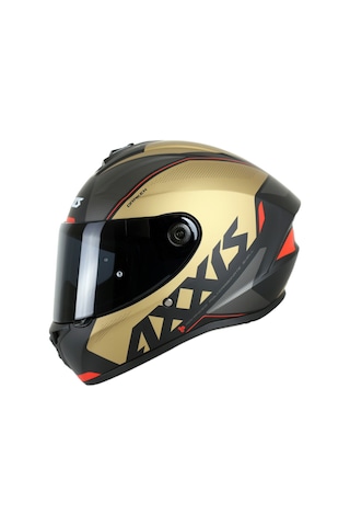 Axxis Motosiklet Full Face Draken A9 V.2 Motor Kaskı Mat Kırmızı Kahverengi
