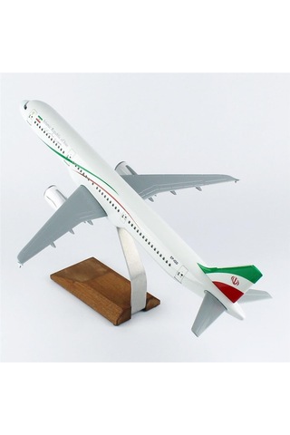Thy049 1/100 Ölçek, Islamic Rebublic Of Iran A321-200 Yolcu Uçağı, Sergilemeye Hazır Ahşap Standlı Model-56298