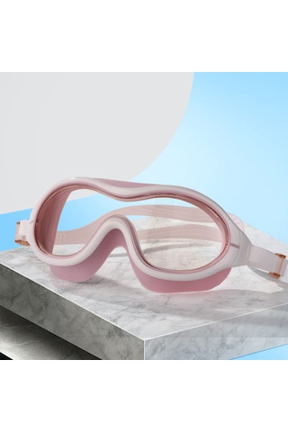 Xindoker Yetişkinler İçin Geniş Görünümlü, Su Geçirmez, Sislenmeyen, Pembe Yüzme Gözlüğü - Erkek & Kadın İçin Stüdyo Stili Yüzme Ve Dalış Gözlüğü Pembe