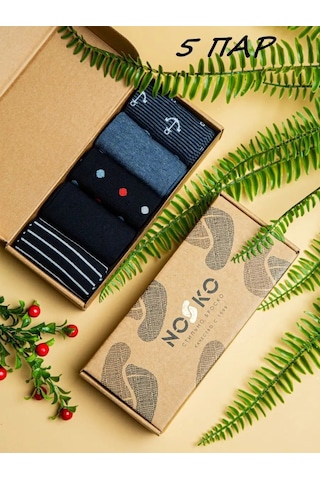 Nosko Uzun Çoraplar 5 Çift 13939538 Kırmızı