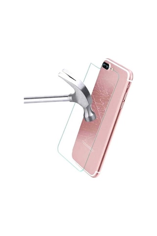 Apple Uyumlu iPhone 8 Plus Zore Back Maxi Glass Temperli Cam Arka Koruyucu