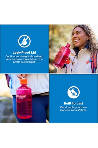 Nalgene Üniseks Genç Eh Sustain İçecek Şişesi, Ametist, 1 L Çok Renkli