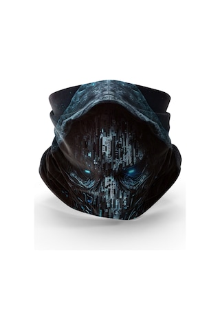 Bebo Store Extreme Spor Motorsiklet Kullananlara Özel Desenli Buff Boyunluk Bandana Balaklava Skull-0208-7