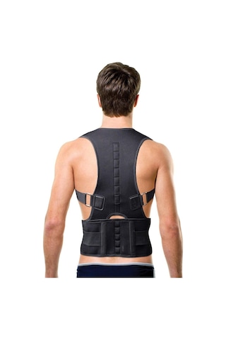 Medikal Kamburluk Önleyici Omuz Kifoz Skolyoz Unisex Manyetik Korse Bel Ve Sırt Destek