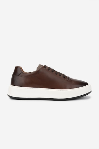 Valmenti Erkek Hakiki Deri Taba Sneakers & Spor Ayakkabı 1093 2276 Erk Ayk Y25 Taba Taba