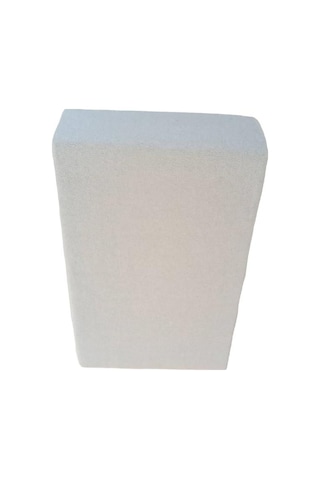 Bebesi Battal Boy Çift Kişilik Havlu Lastikli Çarşaf Takımı 180x200 Cm Çok Açık Gri Açık Gri