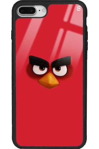 Apple Uyumlu iPhone 7 Plus - 8 Plus Red Tasarımlı Glossy Telefon Kılıfı Çok Renkli