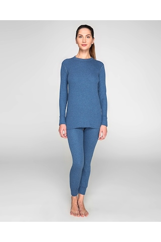 Thermoform Soft Termal İçlik Set Lacivert