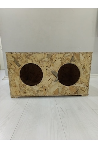 2 Li Kedi Kulübesi Kedi Evi Kafesi